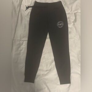 Victoria’s Secret PINK Dark Gray Fleece Jogger Sweatpants XS NWOT.